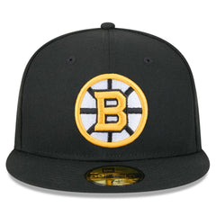 Boston Bruins New Era Core 59FIFTY Fitted Hat - Black - NHL 203465945
