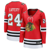 Sam Lafferty Chicago Blackhawks Fanatics Women's Centennial Breakaway Player Jersey - Red - NHL 203466378
