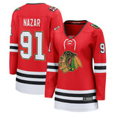 Frank Nazar Chicago Blackhawks Fanatics Women's Centennial Breakaway Player Jersey - Red - NHL 203466379