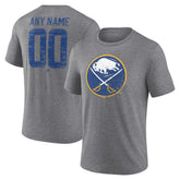 Buffalo Sabres Heritage Custom Tri-Blend T-Shirt - Gray - NHL 203467400