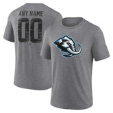 Utah Mammoth Heritage Custom Tri-Blend T-Shirt - Gray - NHL 203467450