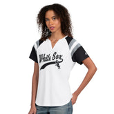 Chicago White Sox Starter Women's Game On Notch Neck T-Shirt - White - MLB on Sale