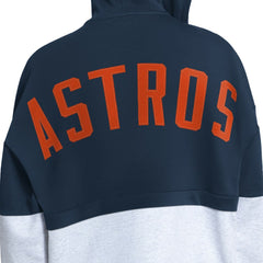 Houston Astros Starter Women's Wishbone Full-Zip Hoodie - Navy/Heather Gray - MLB Sale