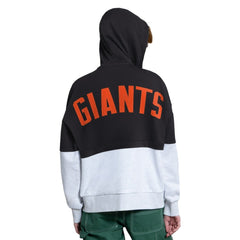 San Francisco Giants Starter Women's Wishbone Full-Zip Hoodie - Black/Heather Gray - MLB Sale