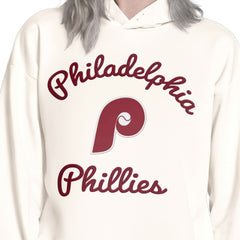 Philadelphia Phillies Starter Women's Baseline Hoodie Sweatshirt - Cream - MLB Online