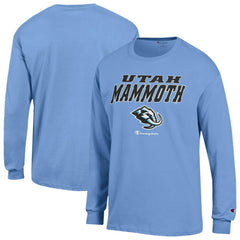 Utah Mammoth Champion Jersey Long Sleeve T-Shirt - Blue - NHL 203468141