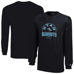 Utah Mammoth Champion Youth Jersey Long Sleeve T-Shirt - Black - NHL 203468142