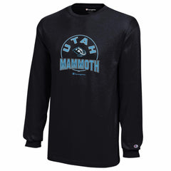 Utah Mammoth Champion Youth Jersey Long Sleeve T-Shirt - Black - NHL 203468142