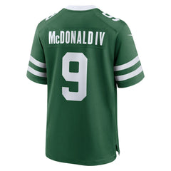Nike Will McDonald IV New York Jets Team Game Jersey Legacy Green