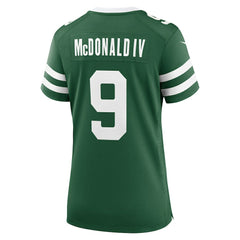 Nike Will McDonald IV New York Jets Women's Team Game Jersey Legacy Green