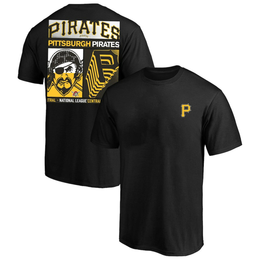 Pittsburgh Pirates Profile Big & Tall Two-Sided Graphic T-Shirt - Black - MLB Sale