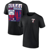 Texas Rangers Profile Big & Tall Two-Sided Graphic T-Shirt - Black - MLB on Sale