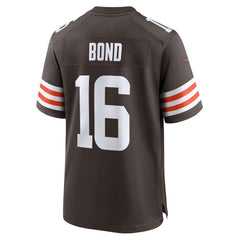 Nike Isaiah Bond Cleveland Browns Team Game Jersey Brown