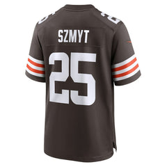 Nike Andre Szmyt Cleveland Browns Team Game Jersey Brown