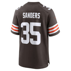 Nike Raheim Sanders Cleveland Browns Team Game Jersey Brown