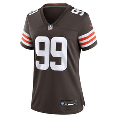 Nike Cameron Thomas Cleveland Browns Women's Team Game Jersey Brown