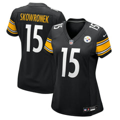 Nike Ben Skowronek Pittsburgh Steelers Women's Team Game Jersey Black