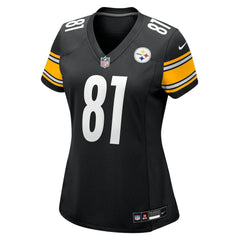 Nike Jonnu Smith Pittsburgh Steelers Women's Team Game Jersey Black