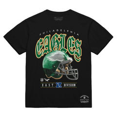 Mitchell & Ness Philadelphia Eagles Unisex Classic Helmet T-Shirt Black