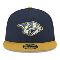 Nashville Predators New Era Core Logo Two-Tone 59FIFTY Fitted Hat - Navy - NHL 203471430