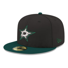 Dallas Stars New Era Core Logo Two-Tone 59FIFTY Fitted Hat - Black - NHL 203471454