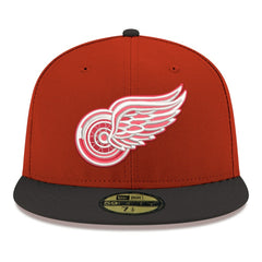 Detroit Red Wings New Era Core Logo Two-Tone 59FIFTY Fitted Hat - Red - NHL 203471455