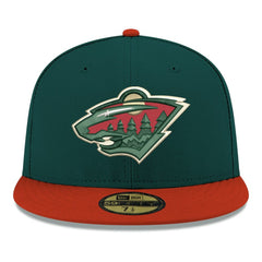 Minnesota Wild New Era Core Logo Two-Tone 59FIFTY Fitted Hat - Green - NHL 203471459