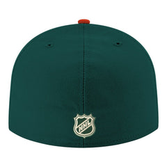 Minnesota Wild New Era Core Logo Two-Tone 59FIFTY Fitted Hat - Green - NHL 203471459