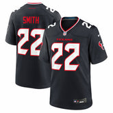 Nike Jaylin Smith Houston Texans Team Game Jersey Navy