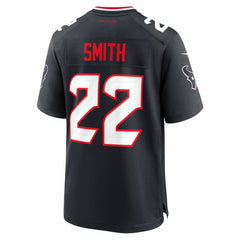 Nike Jaylin Smith Houston Texans Team Game Jersey Navy