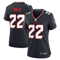 Nike Jaylin Smith Houston Texans Women's Team Game Jersey Navy