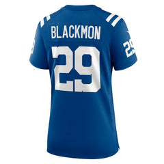 Nike Mekhi Blackmon Indianapolis Colts Women's Team Game Jersey Royal