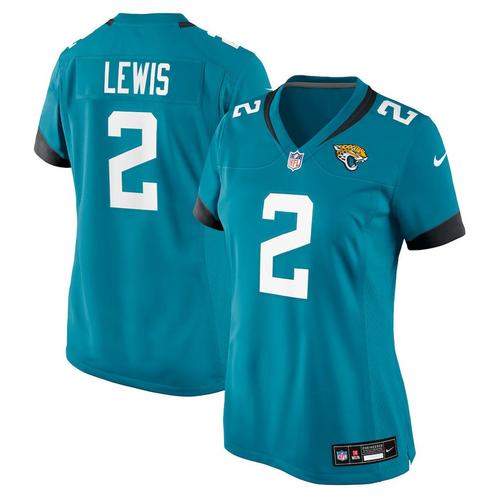 Nike Jourdan Lewis Jacksonville Jaguars Women's Team Game Jersey Teal