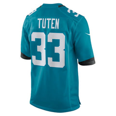 Nike Bhayshul Tuten Jacksonville Jaguars Team Game Jersey Teal