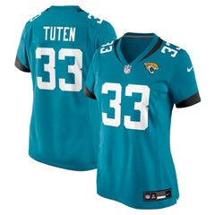 Nike Bhayshul Tuten Jacksonville Jaguars Women's Team Game Jersey Teal