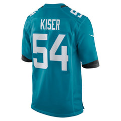 Nike Jack Kiser Jacksonville Jaguars Team Game Jersey Teal