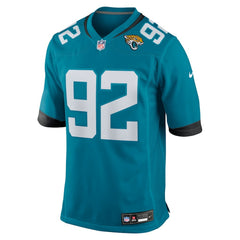 Nike Danny Striggow Jacksonville Jaguars Team Game Jersey Teal