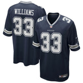 Nike Javonte Williams Dallas Cowboys Team Game Jersey Navy