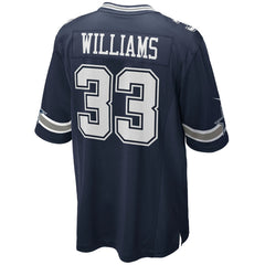 Nike Javonte Williams Dallas Cowboys Team Game Jersey Navy