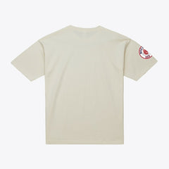 David Ortiz Boston Red Sox Mitchell & Ness Cooperstown Collection Throwback Name & Number T-Shirt - Cream - Mitchell & Ness Discount