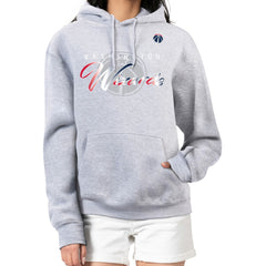 Washington Wizards G-III 4Her by Carl Banks Women's Shadow Logo Tri-Blend Fleece Hoodie Gray