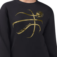 Atlanta Hawks G-III 4Her by Carl Banks Women's Metallic Print Basketball Sketch Fleece Sweatshirt Black