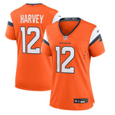 Nike RJ Harvey Denver Broncos Women's Team Game Jersey Orange