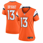 Nike Pat Bryant Denver Broncos Women's Team Game Jersey Orange