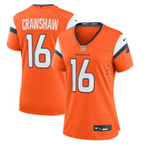 Nike Jeremy Crawshaw Denver Broncos Women's Team Game Jersey Orange