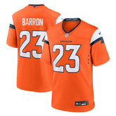 Nike Jahdae Barron Denver Broncos Team Game Jersey Orange