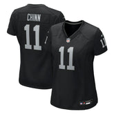 Nike Jeremy Chinn Las Vegas Raiders Women's Team Game Jersey Black