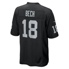 Nike Jack Bech Las Vegas Raiders Team Game Jersey Black