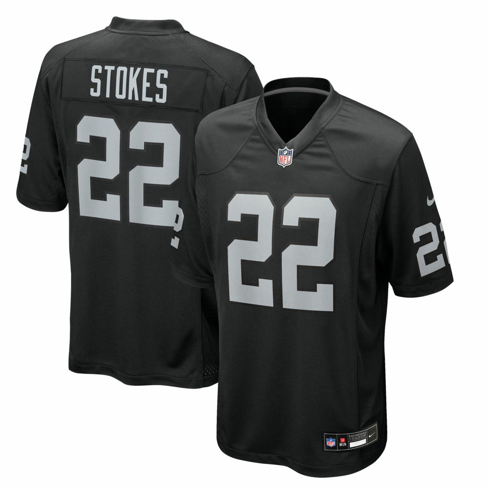 Nike Eric Stokes Las Vegas Raiders Team Game Jersey Black