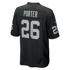 Nike Darien Porter Las Vegas Raiders Team Game Jersey Black